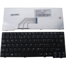 NTK-A75 - Acer One ZG5, A150 Serisi Notebook İngilizce Klavye - Siyah