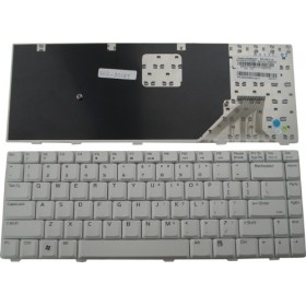 ERK-AS147 - Asus A8, Z99, F8S İngilizce Gümüş Notebook Klavye 