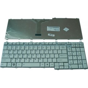 ERK-T76G - Toshiba Satellite P200, P205, X200, X205 Serisi Gümüş İngilizce Notebook Klavye 