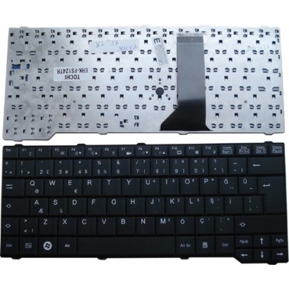 ERK-FS124TRS - Fujitsu Siemens Amilo Pİ3525, SA3650 Serisi Türkçe Notebook Klavye - Siyah