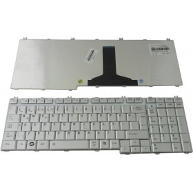 ERK-T76GTR - Toshiba Satellite P200, P205, X200, X205 Serisi Gümüş Türkçe Notebook Klavye 