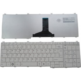 ERK-T126TRB - Toshiba Satellite C650, L650, L670 Serisi Türkçe Beyaz Notebook Klavye 